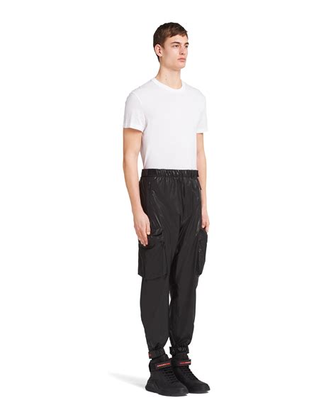 prada pants men cargo|Prada reflective pants.